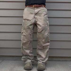 US Army Desert Camo Cargo Pants 3-Color DCU Vintage 90s Vintage